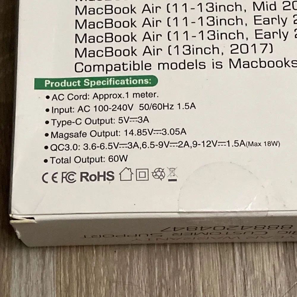 MacBook Pro Charger Compatible with MacBook Pro 2009-2012 L Tip android IPhones